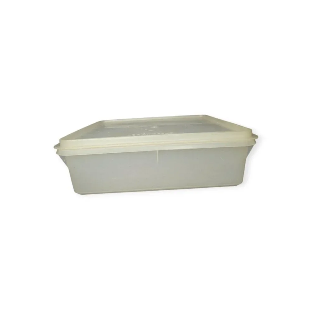 Vintage Tupperware Square Storage Container with Lid 515-2 10